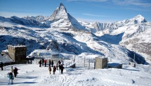 Wintersport in Zwitserland